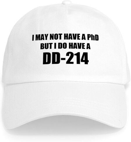 CafePress I May Not Have A Phd But I Do Have A DD 214 Cap Adjustable Baseball Cap in Saudi Arabia
