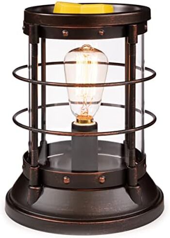 Scentsationals Wax Melt Warmer, Wax Warmer for Scented Wax Melts - Edison Collection Bronze - Candle Wax Melter for Fragrance Cubes and Tarts in Saudi Arabia
