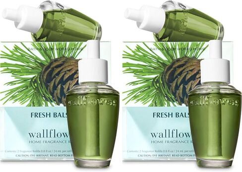 Bath & Body Works Slatkin Wallflower Bulb Refills - Fresh Balsam - FOUR bulbs! in Saudi Arabia