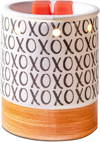 Scentsationals Wax Melt Warmer, Wax Warmer for Scented Wax Melts - Romance Collection Hearts Aglow - Candle Wax Melter for Fragrance Cubes and Tarts in Saudi Arabia