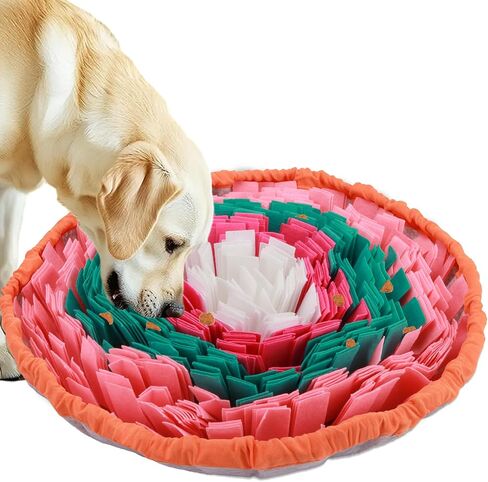 Snuffle Mat for Dogs – Pet Washable Slow Food Toy, Mental Stimulation Mat to Reduce Boredom（24"*16"） in Saudi Arabia