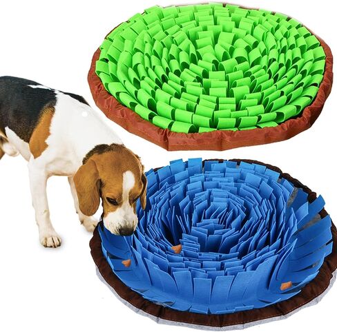 Snuffle Mat for Dogs – Pet Washable Slow Food Toy, Mental Stimulation Mat to Reduce Boredom（24"*16"） in Saudi Arabia