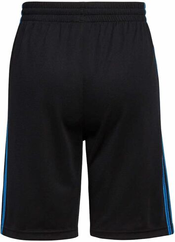 شورت adidas Youth 2-Pack 3 Stripes (كبير 14/16، كحلي/أبيض وأسود/أزرق فاتح) in Saudi Arabia