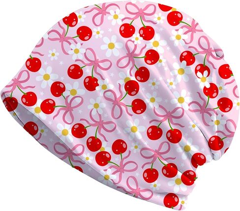 Black Star Women's Slouchy Beanie Hat Cute Turban Hats Cancer Headwear Caps Baggy Skull Sleep Scarf in Saudi Arabia