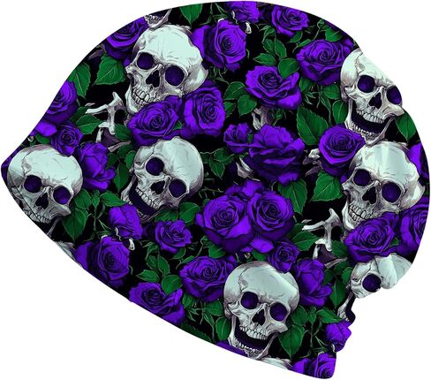 Black Star Women's Slouchy Beanie Hat Cute Turban Hats Cancer Headwear Caps Baggy Skull Sleep Scarf in Saudi Arabia