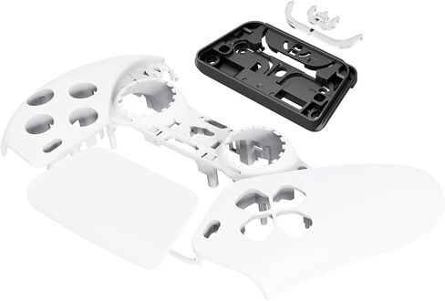 eXtremeRate Black Soft Touch Touchpad Front Top Shell Compatible with ps5 Controller BDM-010 020 030 040 050, DIY Replacement Shell Custom Touch Pad Cover Compatible with ps5 Controller in Saudi Arabia
