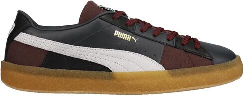 حذاء رياضي PUMA رجالي من الجلد السويدي برباط علوي كاجوال - أسود - مقاس 5.5 M in Saudi Arabia
