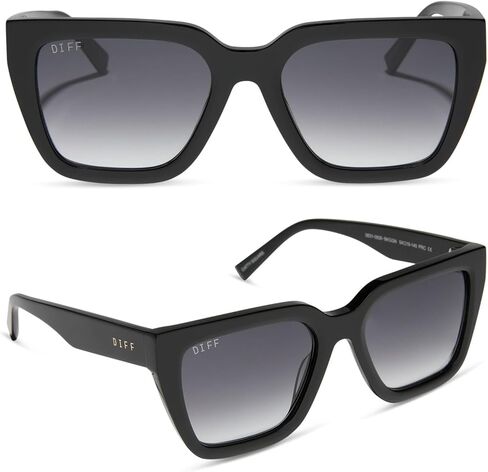 DIFF Amara Square Oversized Sunglasses for Women | 100% UVA/UVB Protection in Saudi Arabia