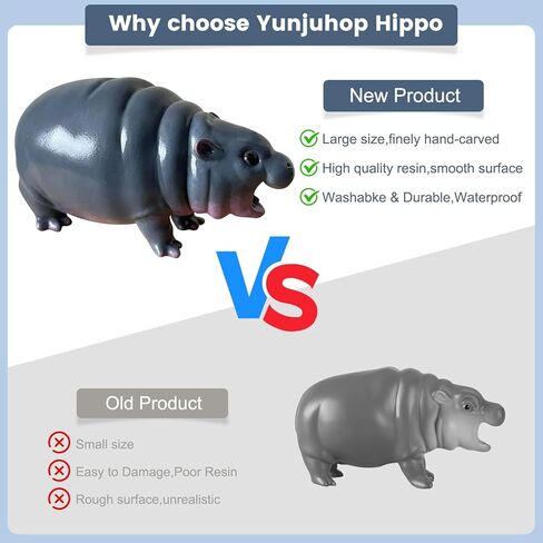 تماثيل فرس النهر مو دينغ، زخرفة فرس النهر القزم مو دينغ اللطيفة، منحوتات فرس النهر المنزلية للمكتب، رف الكتب، المدخل، رف المزرعة، غرفة النوم، تزيين طاولة القهوة (1) in Kuwait