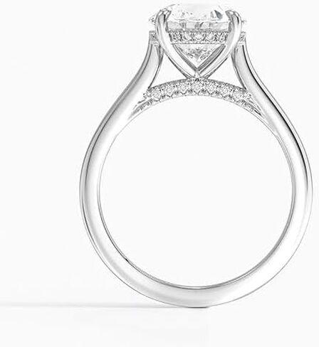 1-5 CT Engagement Ring Colorless VVS1 10K 14K 18K Solid Gold & 925 Sterling Silver Dawn Diamond Moissanite Engagement Ring Christmas Gift For Women in Saudi Arabia