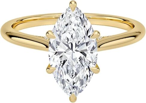 1-5 CT Engagement Ring Colorless VVS1 10K 14K 18K Solid Gold & 925 Sterling Silver Dawn Diamond Moissanite Engagement Ring Christmas Gift For Women in Saudi Arabia