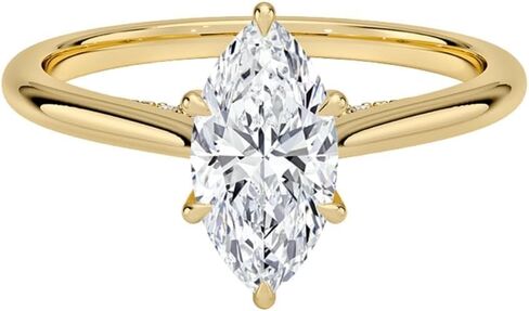 1-5 CT Engagement Ring Colorless VVS1 10K 14K 18K Solid Gold & 925 Sterling Silver Dawn Diamond Moissanite Engagement Ring Christmas Gift For Women in Saudi Arabia