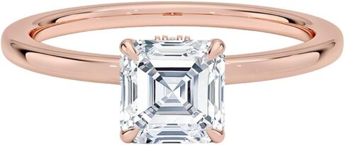 1 قيراط مويسانيتي خاتم الخطوبة 10k 14k 18k الذهب و 925 فضة المخفية هالة سوليتير مويسانيتي خاتم هدية عيد الميلاد لها in Kuwait