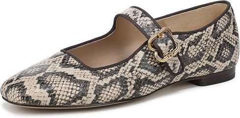 Sam Edelman Women's Michaela Mary Jane Flat, Black Patent Leather, 7 in Kuwait