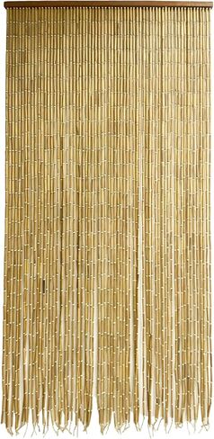 Vietbud Décor Flying Cranes at Night Beaded Curtains for Doorways, Decorative Room, Natural Vietnamese Craft, Indoor Hanging Bamboo Blinds, Sturdy Hook, Easy to Clean, 35.43 x 78.74 Inches in Saudi Arabia