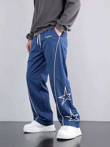 Men's Casual Pants Lightweight Sweatpants Drawstring Straight Leg Pants in Saudi Arabia