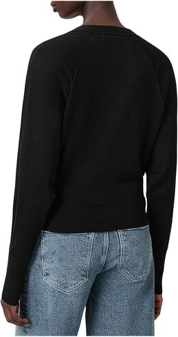 AllSaints Women's Honor V Cardigan, Black in Saudi Arabia