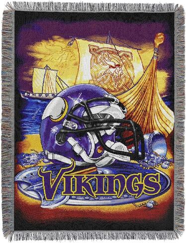 Northwest NFL Pittsburgh Steelers Unisex-Adult Woven Tapestry Throw Blanket, 48" x 60", Home Field Advantage in Saudi Arabia