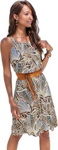 LASCANA Women's High Neck Print Dress in Saudi Arabia