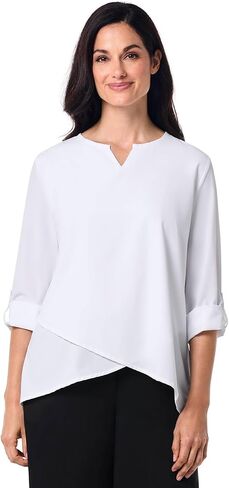Women's Tunic Top with Roll-Up Sleeves - UPF 50+ Sun Protection - Santa Barbara in Saudi Arabia