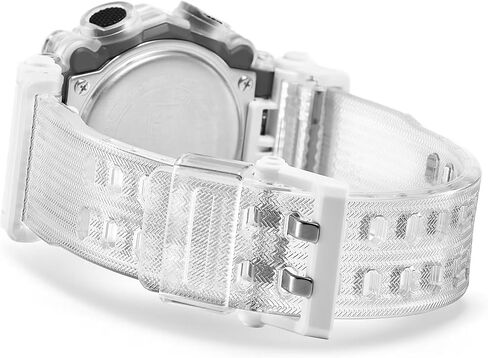 G Shock Casio GA900SKL-7A Men's Black Dial Transparent Analog Digital Alarm Chronograph Watch in Saudi Arabia