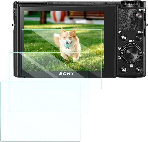 مفهوم K&F [حامي شاشة 3pcs للكاميرا الرقمية Sony Rx100 VII ، واقي شاشة زجاجي واضحة جدًا ، ومضاد للفقاعة خالية من الخدش مقاومة للغاية in Saudi Arabia