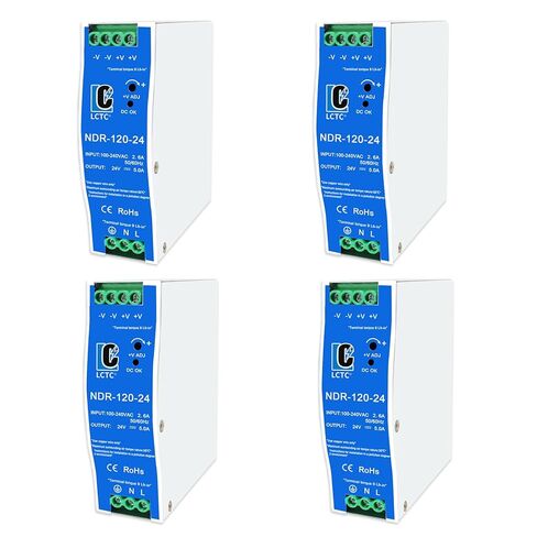 24Vdc Power Supply NDR 120W;Dual Output (Input:100-240VAC,Output:24VDC,50/60HZ) Power Supply Switch Switching Converter DC (24V 5A) in Saudi Arabia