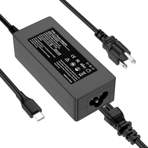 Laptop Car Charger 100W, USB C Port – Replacement for MacBook Pro/Air, Dell, HP, Lenovo,ASUS, Acer - with Extra USB-A Port for Tablets, Phones, Earbuds and More Other USBC Devices Computer AC Adapter in Kuwait