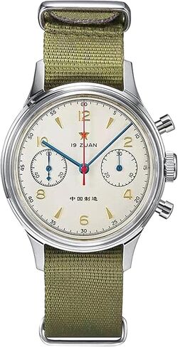Retro-Chronograph 1963 Original Seagull ST1901 Movement Men Mechanical Watch Hand Winding Sapphire & Acrylic Mirror Pilot Wristwatch in Saudi Arabia