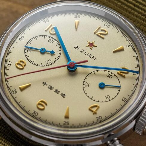 Retro-Chronograph 1963 Original Seagull ST1901 Movement Men Mechanical Watch Hand Winding Sapphire & Acrylic Mirror Pilot Wristwatch in Saudi Arabia