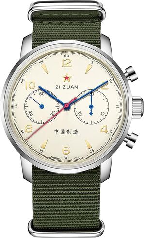 Retro-Chronograph 1963 Original Seagull ST1901 Movement Men Mechanical Watch Hand Winding Sapphire & Acrylic Mirror Pilot Wristwatch in Saudi Arabia