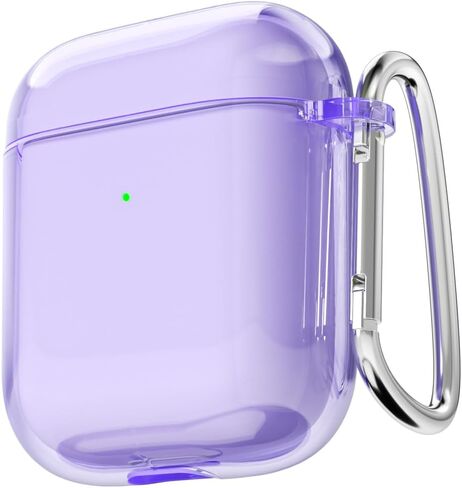 بالنسبة إلى AirPods 4 CASE واضحة وشفافة السيليكون اللطيفة Airpods Airpods Case Generation مع سلسلة مفاتيح ، تغطية الهوود من البلاستيك الصلبة الملحقات للنساء الفتيات ، Neon Teal in Kuwait