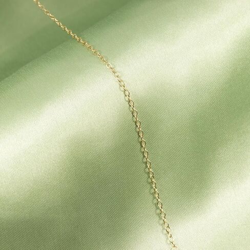 14K Gold Rolo Chain Necklace for Women & Men (2mm Width, 14-24" Length) - Cadenas de Oro Puro de 14K in Saudi Arabia