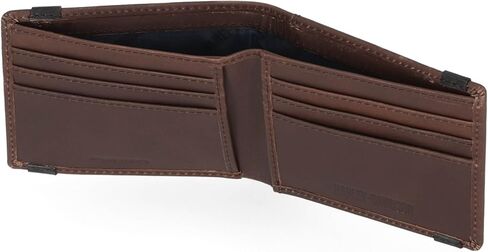 Harley-Davidson Men's Classic Genuine Leather Crazy Horse Eagle Wallet - Brown in Saudi Arabia