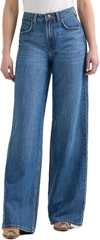 Wrangler Womens Yvette High Rise Wide Leg Jean Denim 32x34 in Saudi Arabia