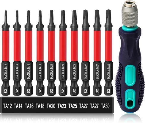 10PCS Square Drive Bits, S2 Alloy Steel Square Bit Set, 2.36''&0.98'' Long Magnetic Square Head Screwdriver, Robertson Screwdriver Square Drill Bit Set Sizes #0, 1, 2, 3, and #4 in Kuwait