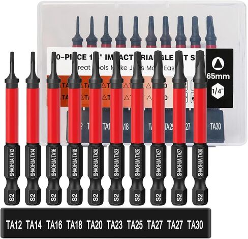 10PCS Square Drive Bits, S2 Alloy Steel Square Bit Set, 2.36''&0.98'' Long Magnetic Square Head Screwdriver, Robertson Screwdriver Square Drill Bit Set Sizes #0, 1, 2, 3, and #4 in Kuwait