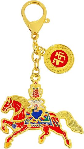 Fengshuibringluck Feng Shui Victory Windhorse Amulet Keychain Energy of Success and Good Luck Talisman in Saudi Arabia