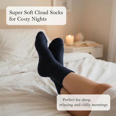 جوارب Sweet Dreams Plush Cloud - جوارب فائقة النعومة ودافئة ومريحة للنوم والاسترخاء والطقس البارد in Kuwait