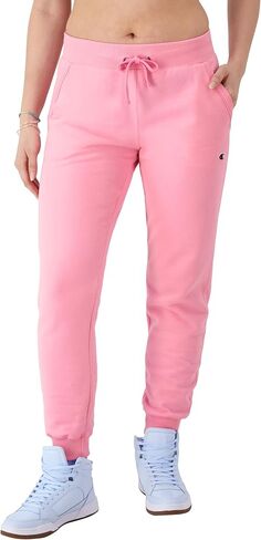 بنطلون الركض للسيدات من Champion، Powerblend، Fleece Joggers، بنطال مريح للنساء، 29 بوصة (بالإضافة إلى ذلك) in Saudi Arabia