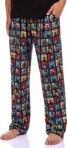 سراويل INTIMO Mortal Kombat Pajama Lounge للرجال بتصميم مربعات ذات طابع شخصي للبالغين in Kuwait