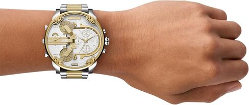 Diesel Men's Mr. Daddy Three-Hand Two-Tone Stainless Steel Watch (Model: DZ7494) in Saudi Arabia