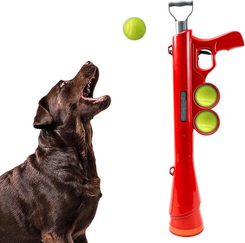 Dog Ball Launcher for Pet,Include 23.4 inches Thrower for Two Tennis Ball 23.4 inches in Kuwait