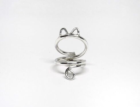 Cat Swan Adjustable Silver Splint Ring for PIP or DIP Joint in Saudi Arabia