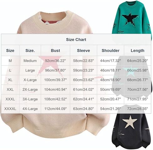 الرجال خمر سترة ستار الجرافيك سترة للجنسين لطيف حجم كبير البلوزات Crewneck طويلة الأكمام البلوزات in Kuwait