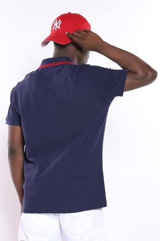 U.S. Polo Assn. Short Sleeve Slim Fit Snap Closure Polo Classic Navy SM in Saudi Arabia