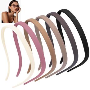 عصابة رأس النظارات الشمسية للنساء بدون ضغط، عصابات رأس غير لامعة غير قابلة للانزلاق لشعر المرأة مع الأسنان، عصابة رأس مريحة للنظارات الشمسية 6 قطع من أربطة الشعر البلاستيكية الرقيقة in Kuwait