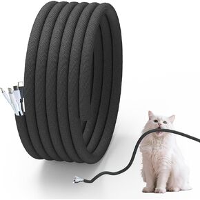 حامي السلك، سلك المنوال، غلاف الكابل، غلاف منفصل، يحمي الأسلاك من الأرانب والقطط والحيوانات الأليفة الأخرى (20 قدمًا) in Kuwait