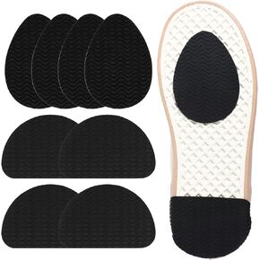 Non-Slip Shoe Pads 8-Pack Heel Protectors Set Self-Adhesive Silicone Sole Grips for Shoes Anti-Slip Traction Pads for High Heels, Boots, Durable Floor Protection & Slip Prevention in Saudi Arabia