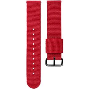 a.b.art 20mm Red Nylon Watch Strap – Quick Release, Breathable Replacement Band with Stainless Steel Buckle, Compatible with Most Men’s & Women’s Watches(Black Buckle) in Saudi Arabia